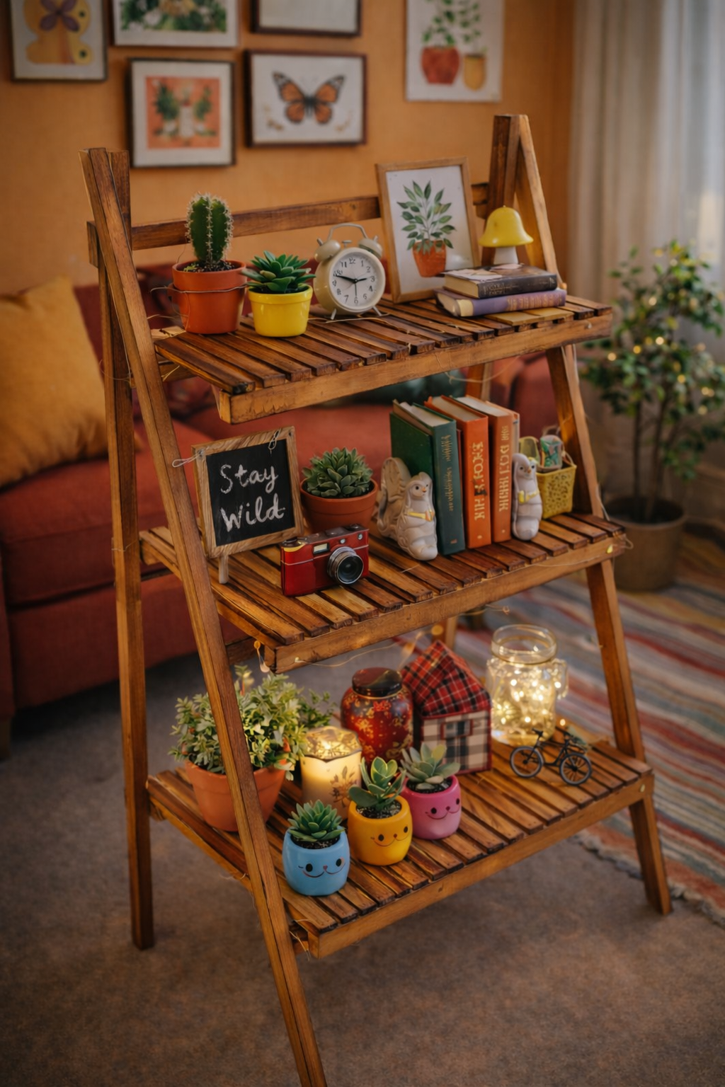 3 Steps Ladder Shelf (Medium)