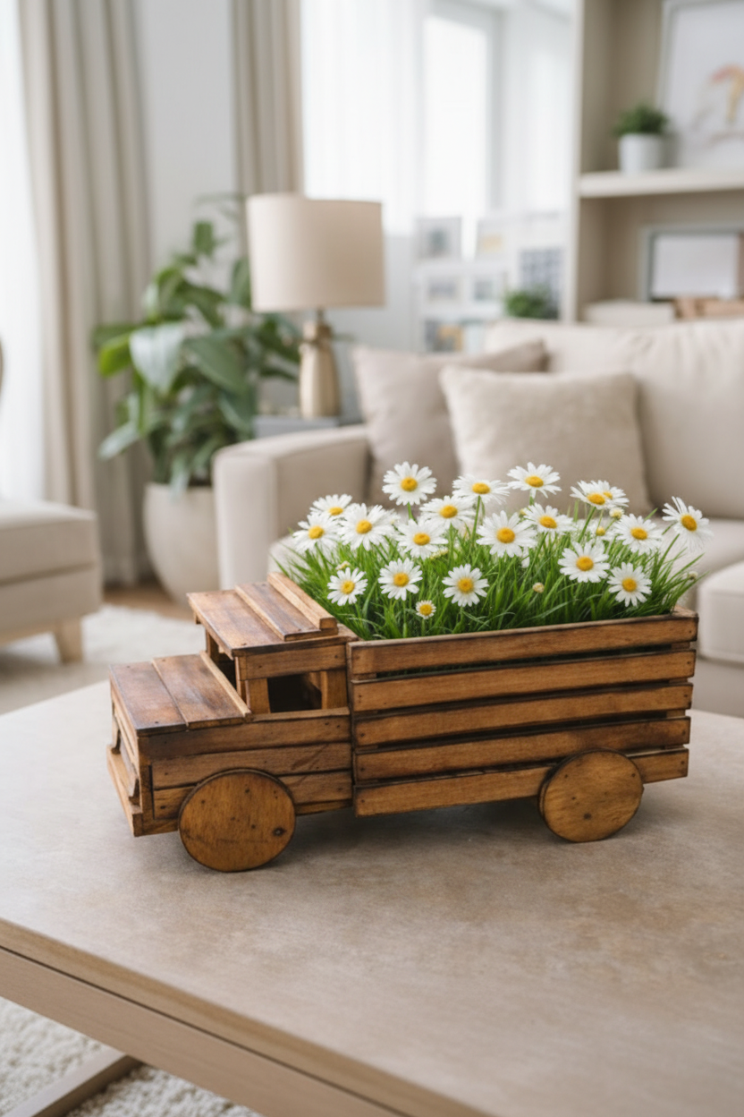 PREMIUM HANDCRAFTED WOODEN TRUCK