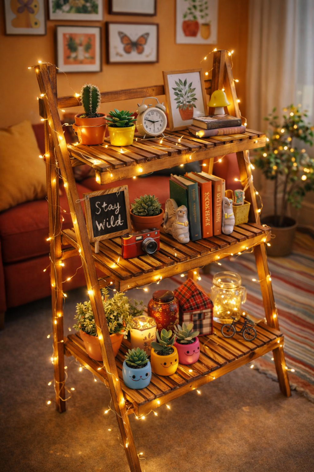 3 Steps Ladder Shelf (Medium)