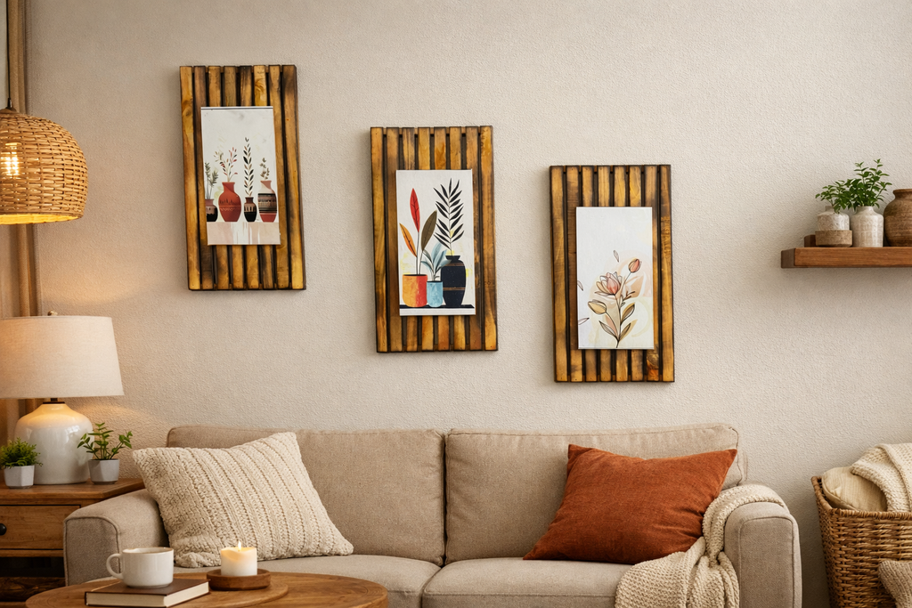 3 Set of wall frame
