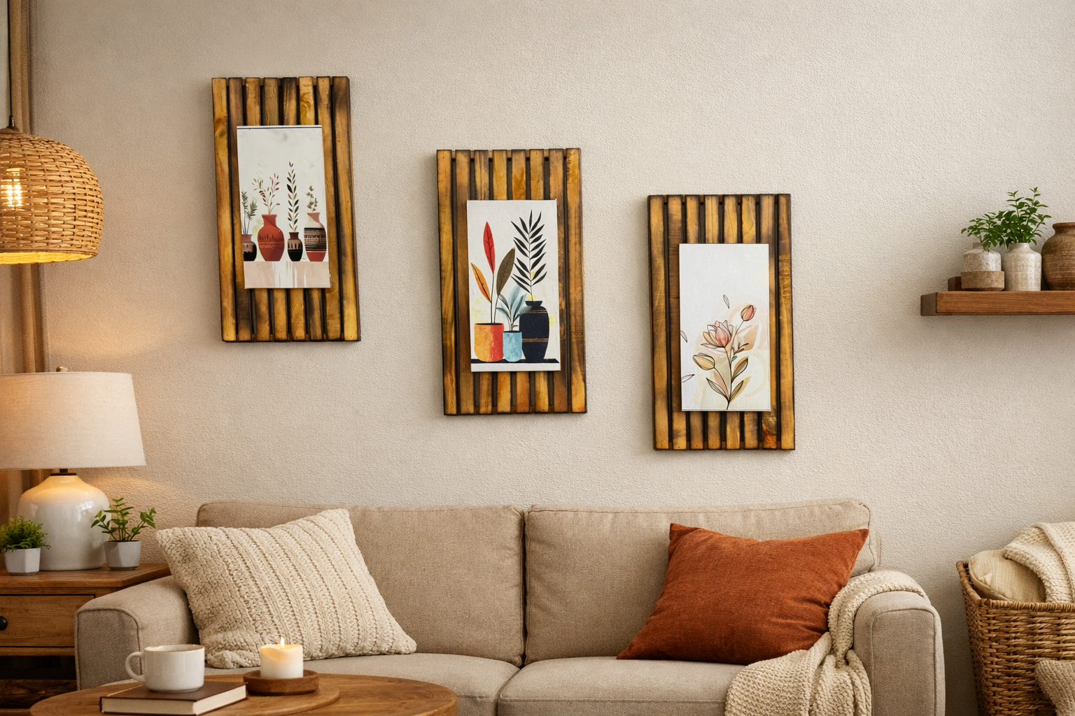 3 Set of wall frame