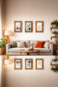 3 Set of wall frame
