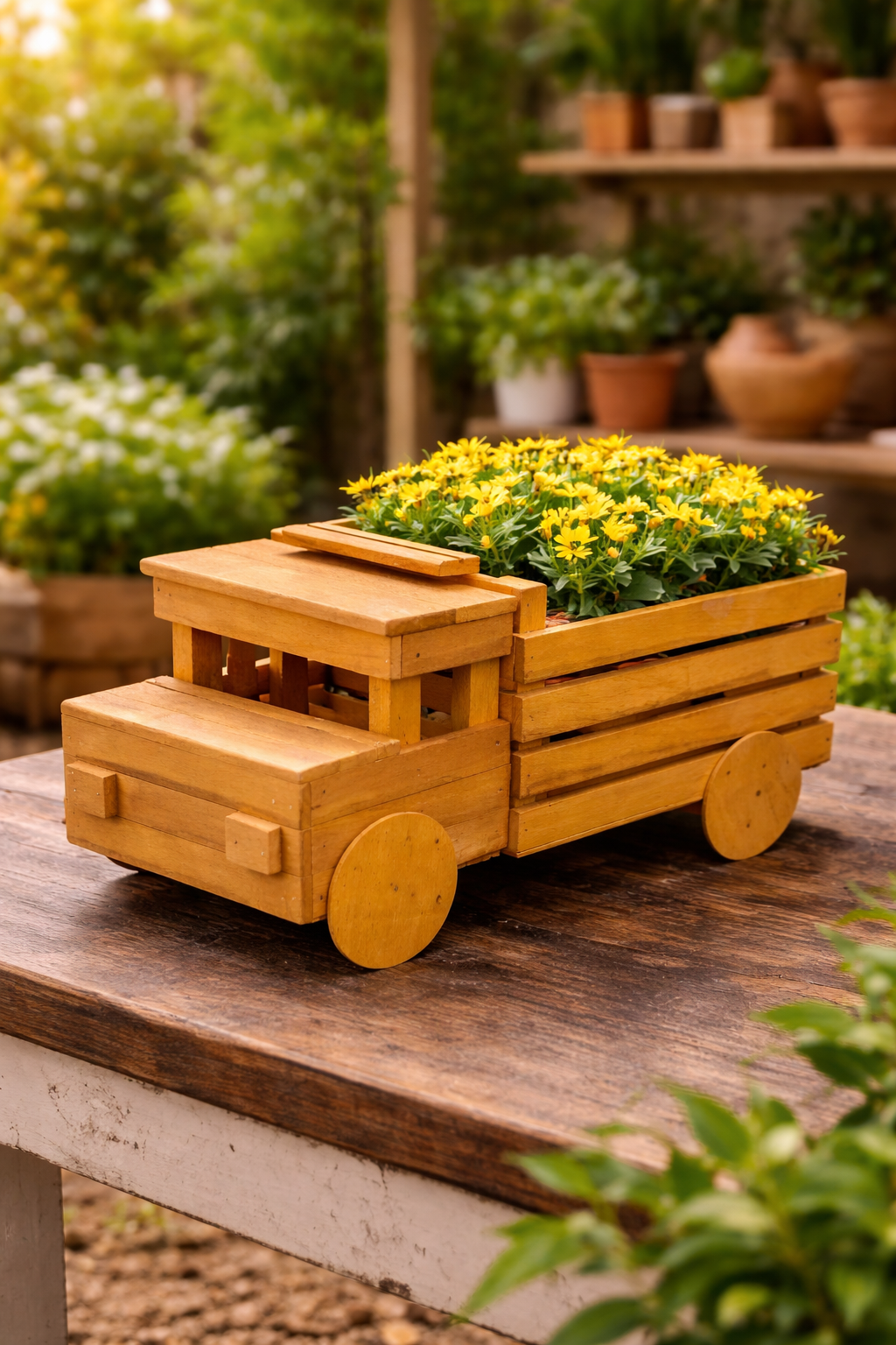 PREMIUM HANDCRAFTED WOODEN TRUCK